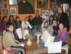 İZCİLER DEN SANAT EVİNE ZİYARET